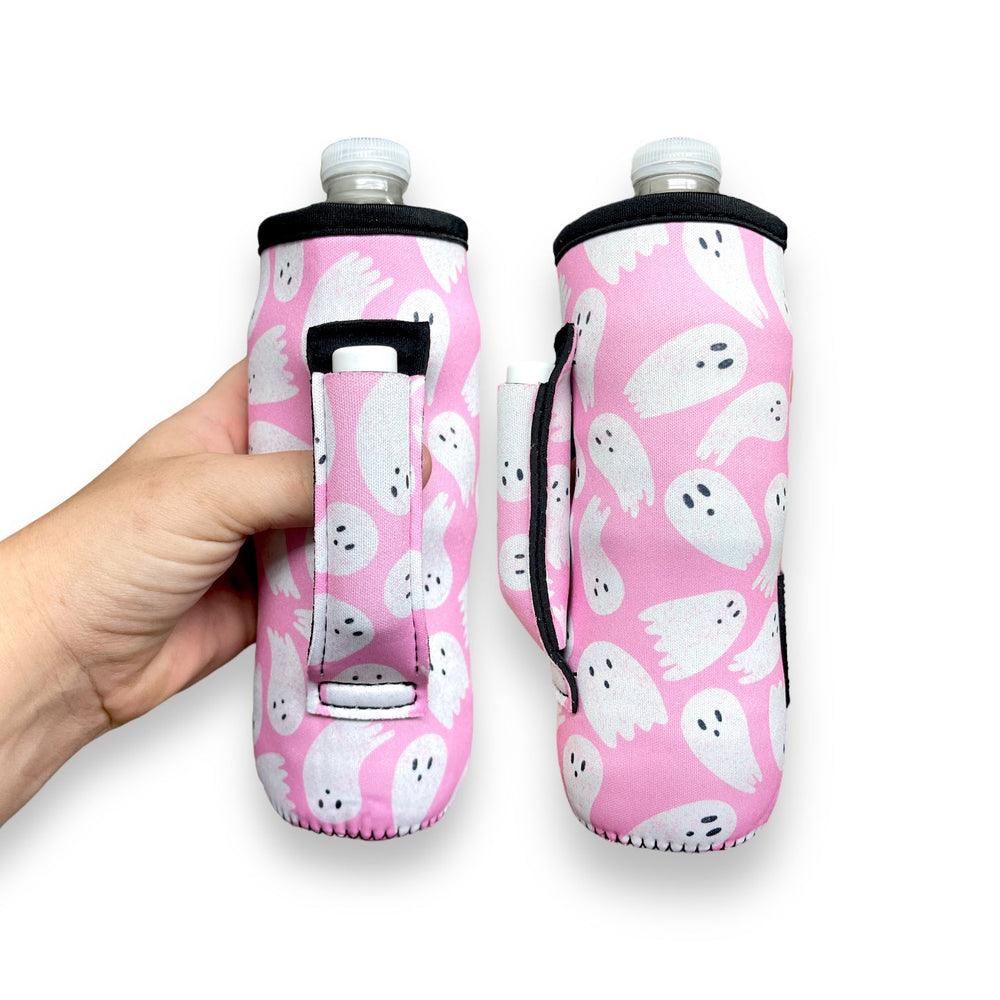 Pink Ghost 16-24oz Soda & Water Bottle / Tallboy Can Handler™