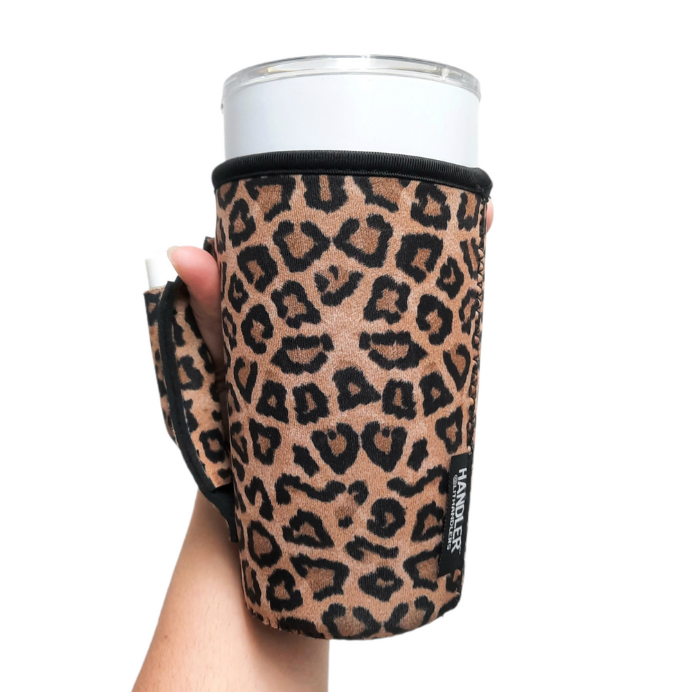 Leopard 20oz Large Coffee / Tea / Tumbler Handler™