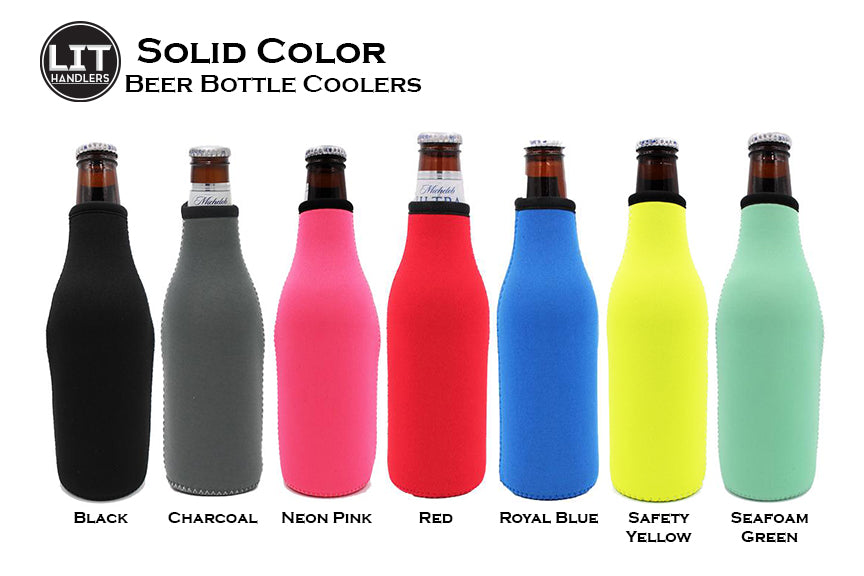 Solid Colors Bottle Neck Sleeves Zip Top 5 colors
