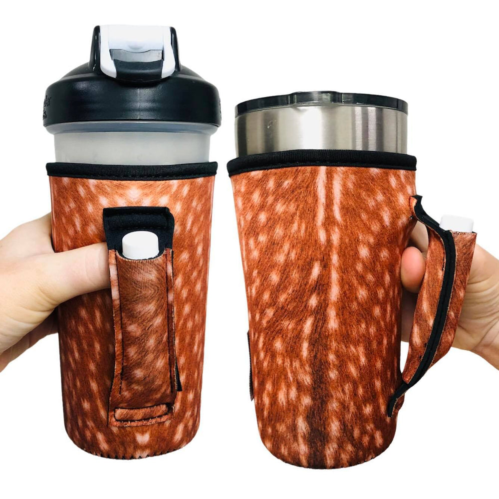 Deer Hide 20oz Large Coffee / Tea / Tumbler Handler™