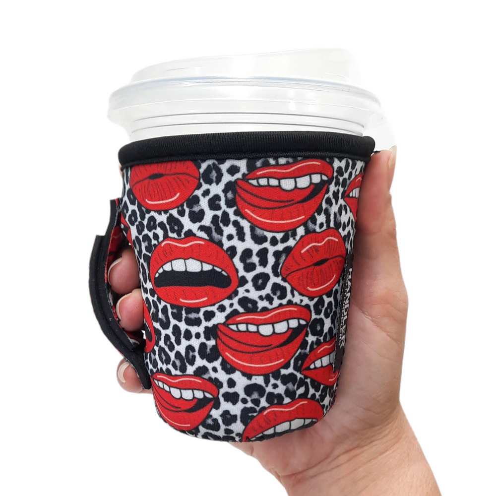 Leopard Lips Small & Medium Coffee Handler™