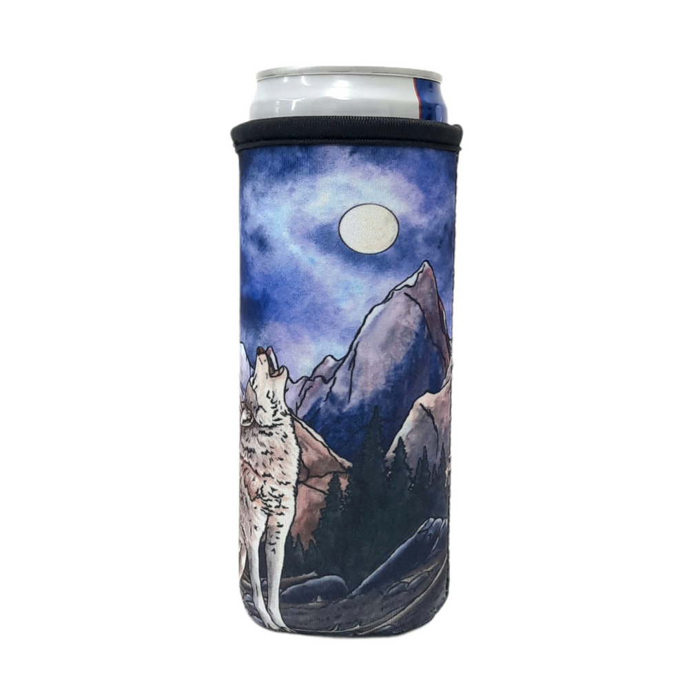 Hungry Like A Wolf 12oz Slim Can Cooler