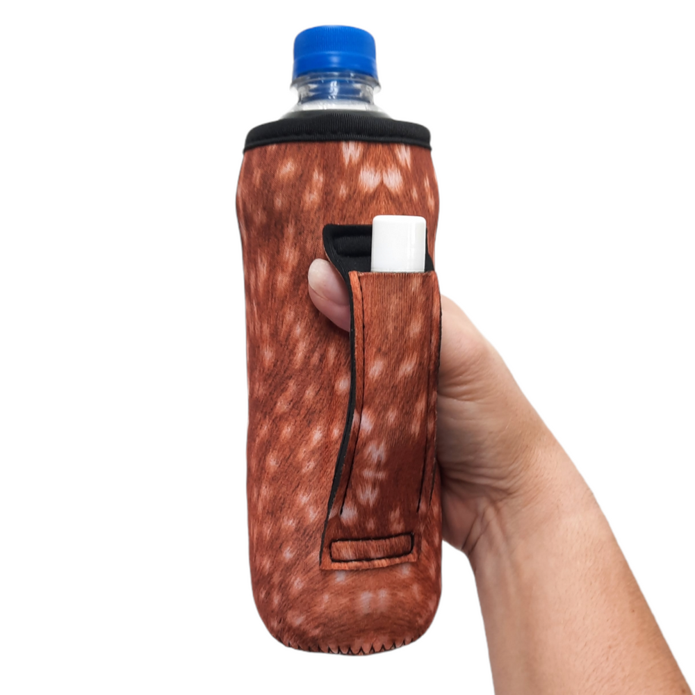 Deer Hide 16-24oz Soda & Water Bottle / Tallboy Can Handler™