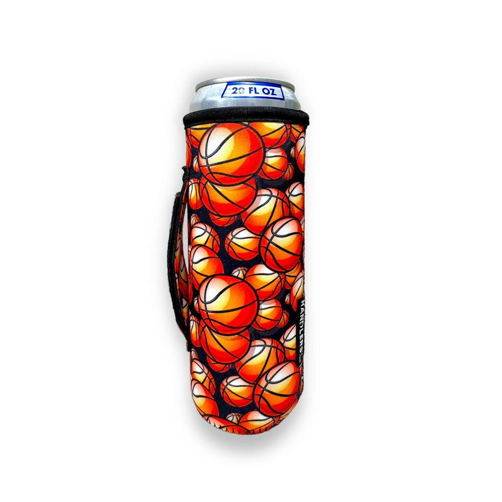 Basketball 16-24oz Soda & Water Bottle / Tallboy Can Handler™ - Drink Handlers
