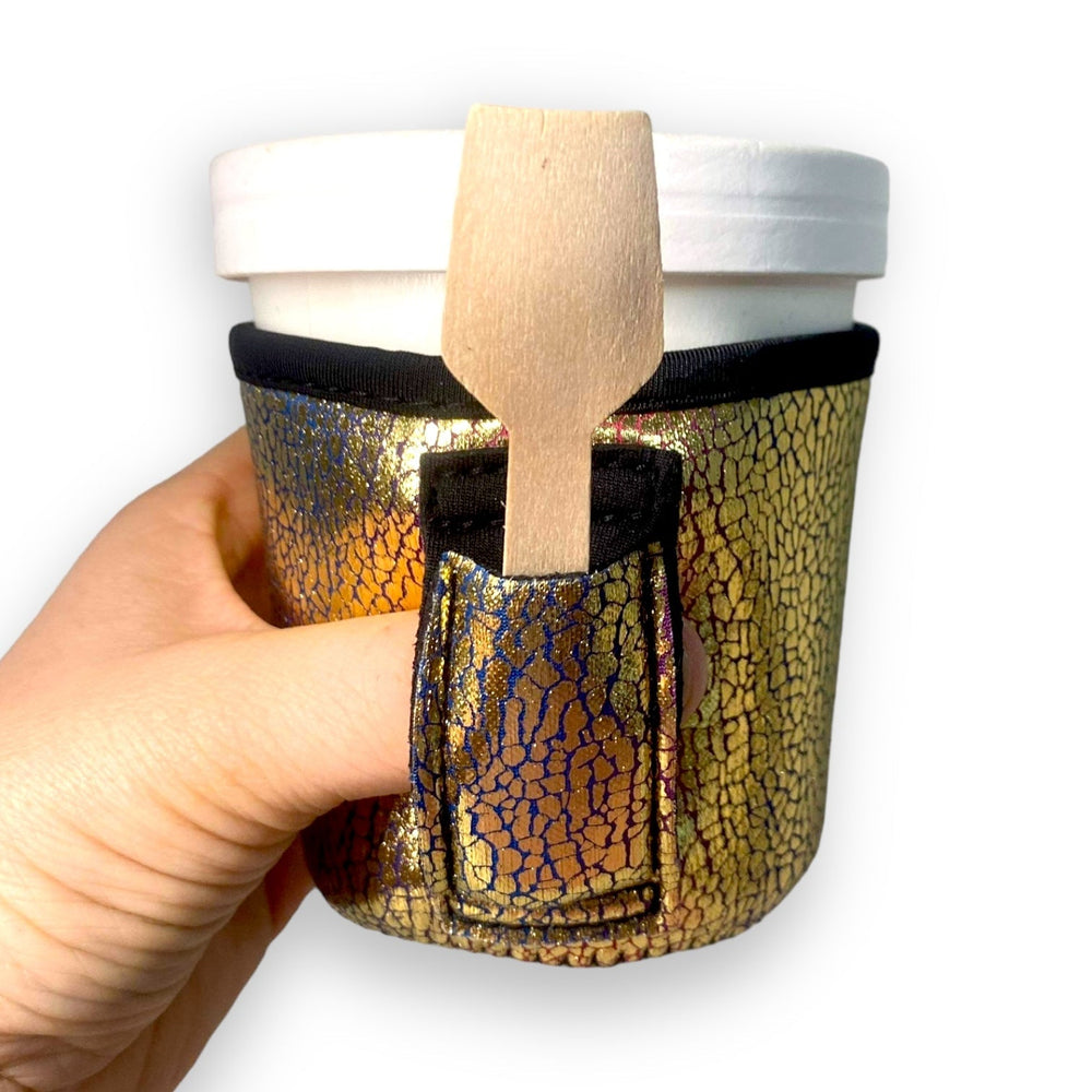 Glimmering Gold Pint Size Ice Cream Handler™ - Drink Handlers