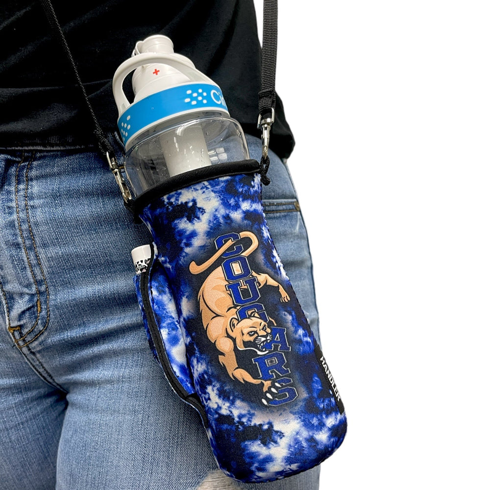 16oz Water Bottle Handler  W/ Carrying Strap