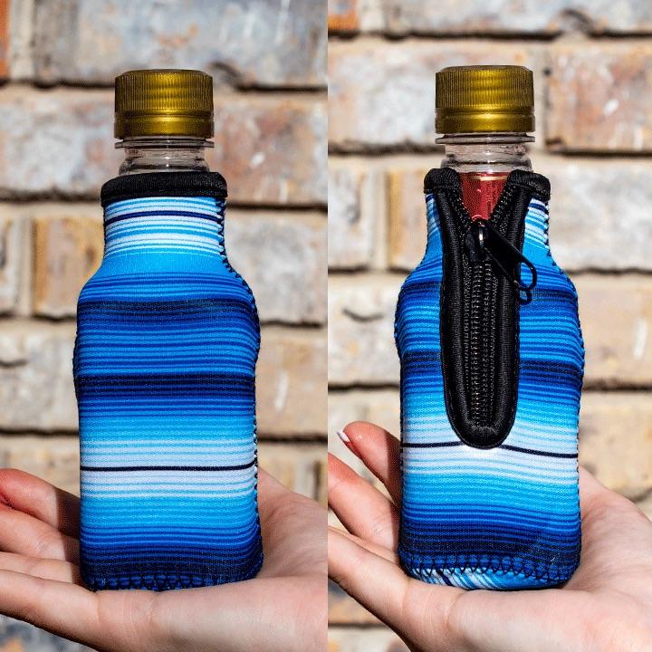 Blue Serape 8oz Mini Bottleneck Cooler - Limited Edition*