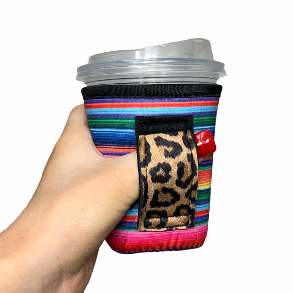 Pink Serape w/ Leopard Small & Medium Coffee Handler™