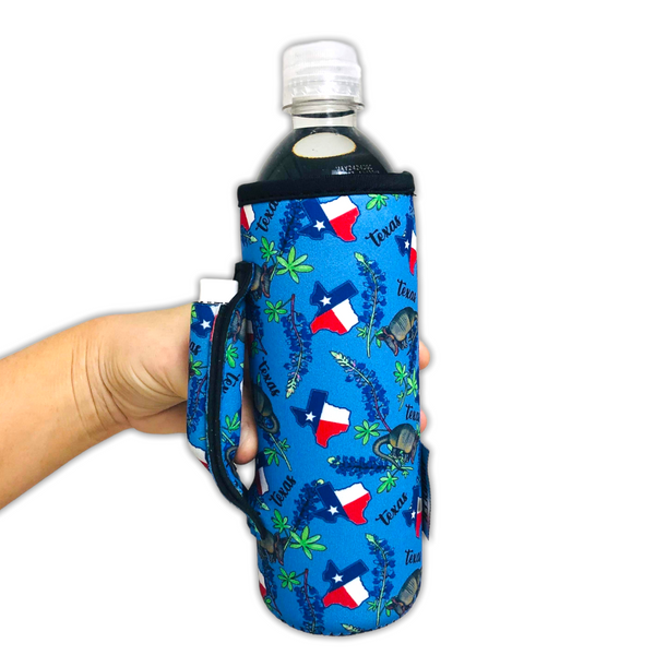 Texas Blue Bonnets 16-24oz Soda & Water Bottle / Tallboy Can Handler™