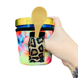 Tie Dye w/ Leopard Pint Size Ice Cream Handler™
