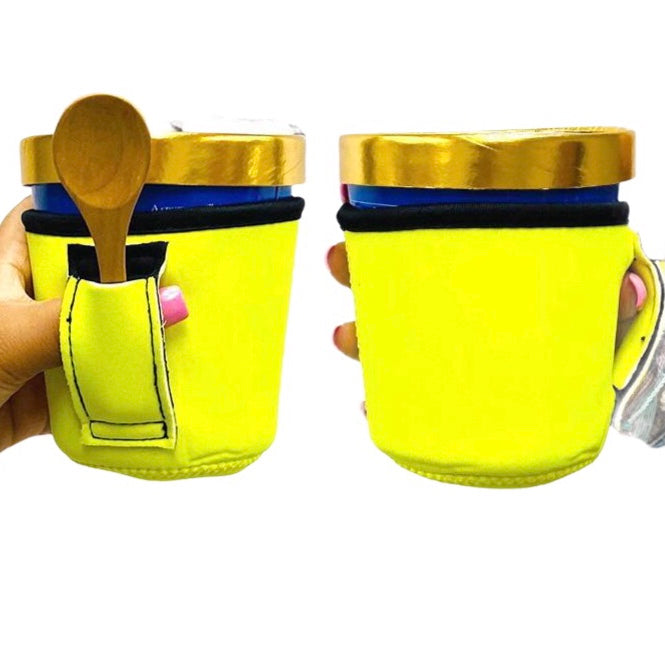 Safety Yellow Pint Size Ice Cream Handler™