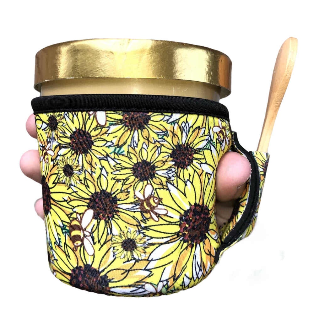 Sunflowers & Bees 🐝 Pint Size Ice Cream Handler™