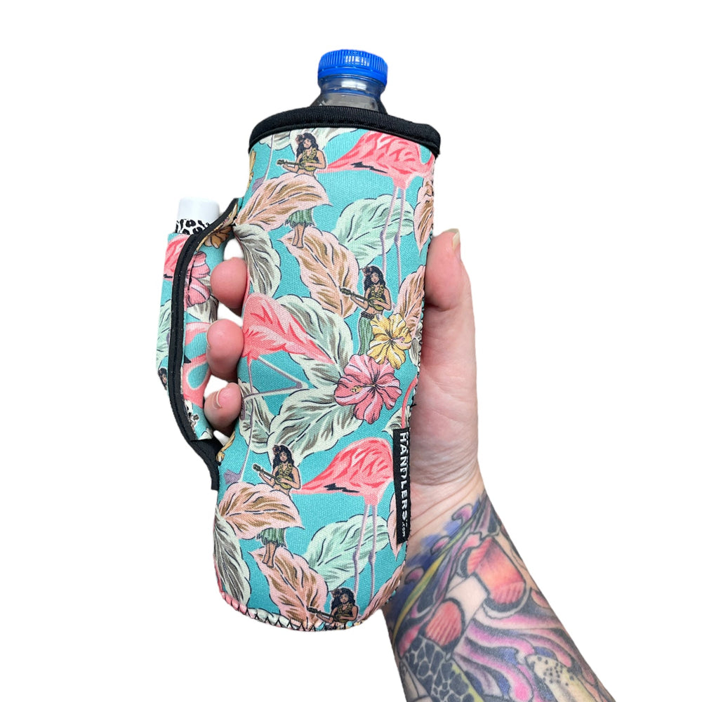 Hawaiian Flamingo 16-24oz Soda & Water Bottle / Tallboy Can Handler™