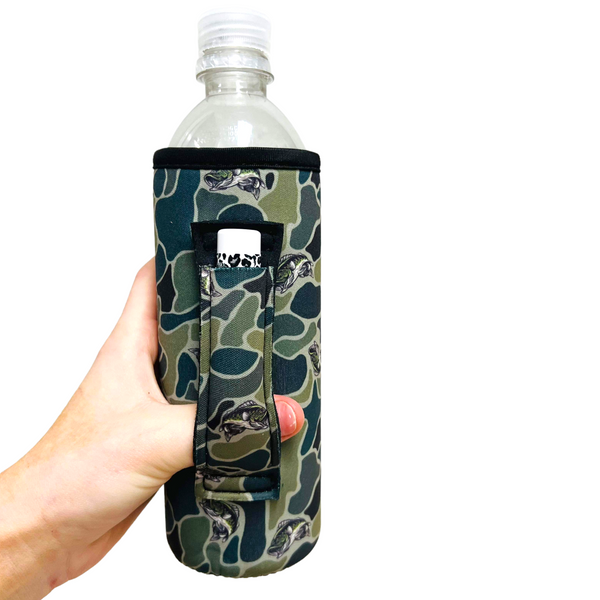 Fish Camo 16-24oz Soda & Water Bottle / Tallboy Can Handler™