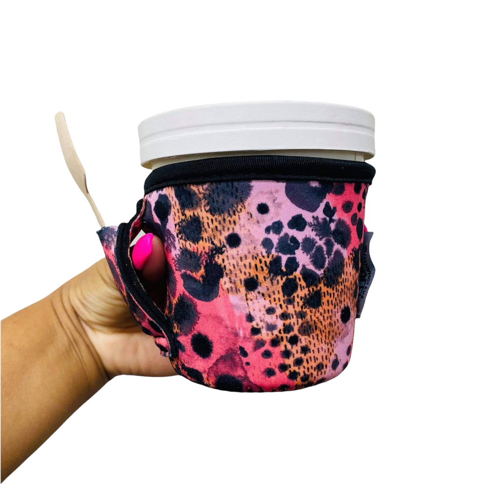Blushing Leopard Pint Size Ice Cream Handler™