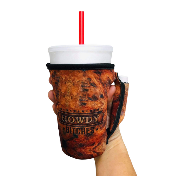 Howdy B**ches 16oz PINT Glass / Medium Fountain Drinks and Tumbler Handlers™
