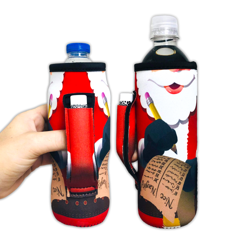 Santa's List 16-24oz Soda & Water Bottle / Tallboy Can Handler™