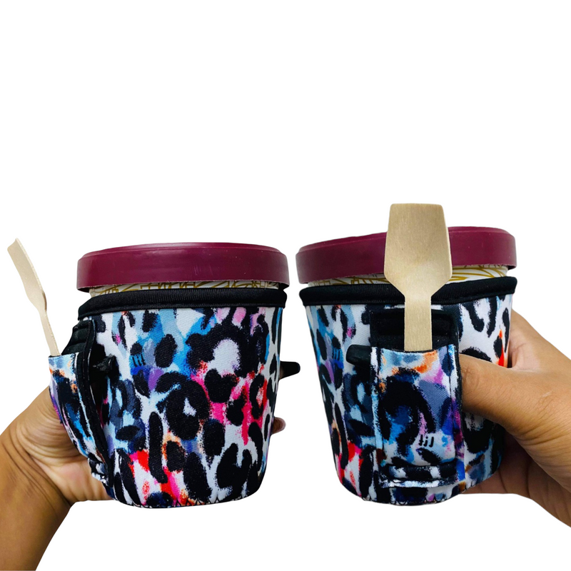 Watercolor Leopard Pint Size Ice Cream Handler™