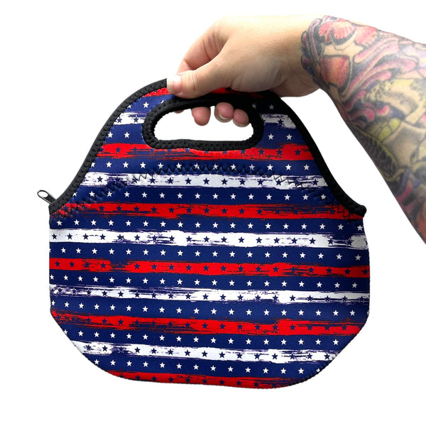 Stars & Stripes Lunch Bag Tote