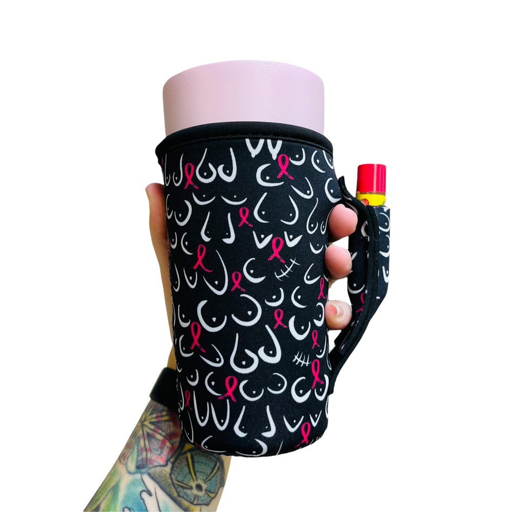 Pink Ribbon 20oz Large Coffee / Tea / Tumbler Handler™
