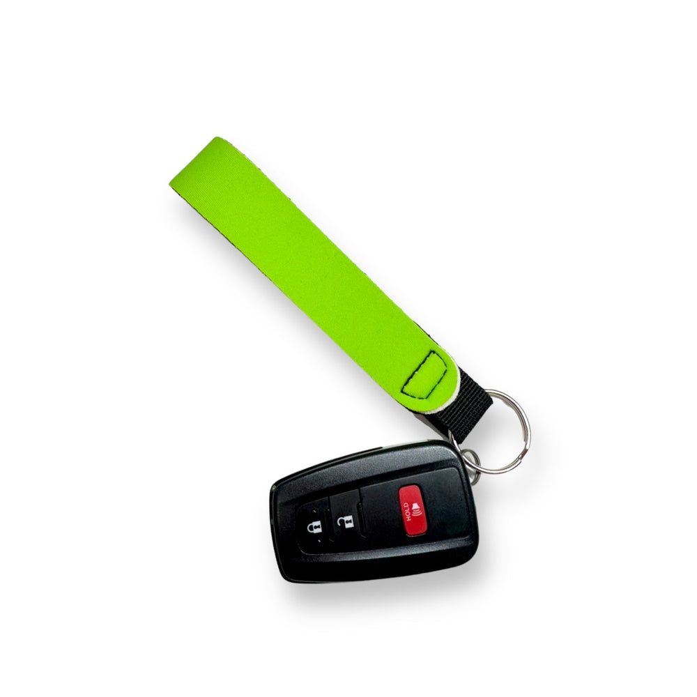 Lime Green Wristlet Keychain - Drink Handlers