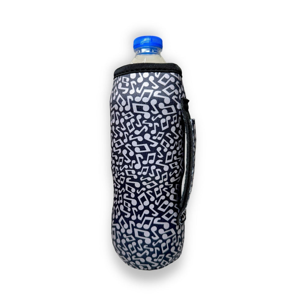 Music Notes 16-24oz Soda & Water Bottle / Tallboy Can Handler™ - Drink Handlers