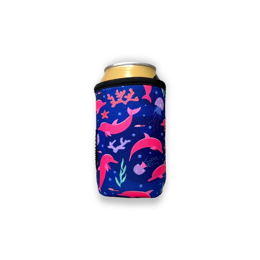 Pink Dolphins 12oz Stubby Can Handler™ - Drink Handlers
