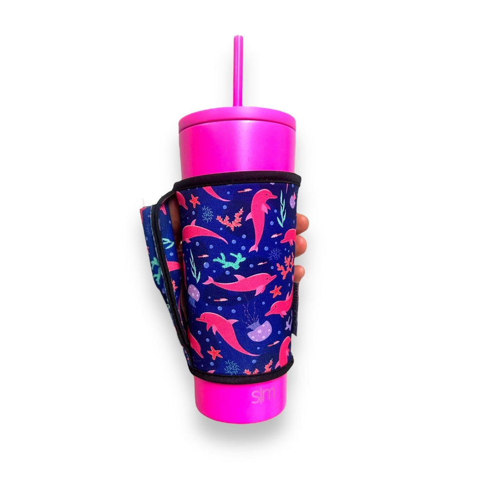 Pink Dolphins Large / XL Bottomless Handler™ - Drink Handlers