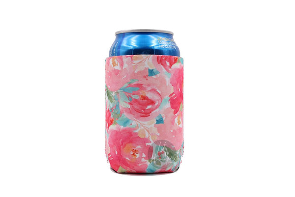 Summer Blooms 12oz Stubby Can Cooler