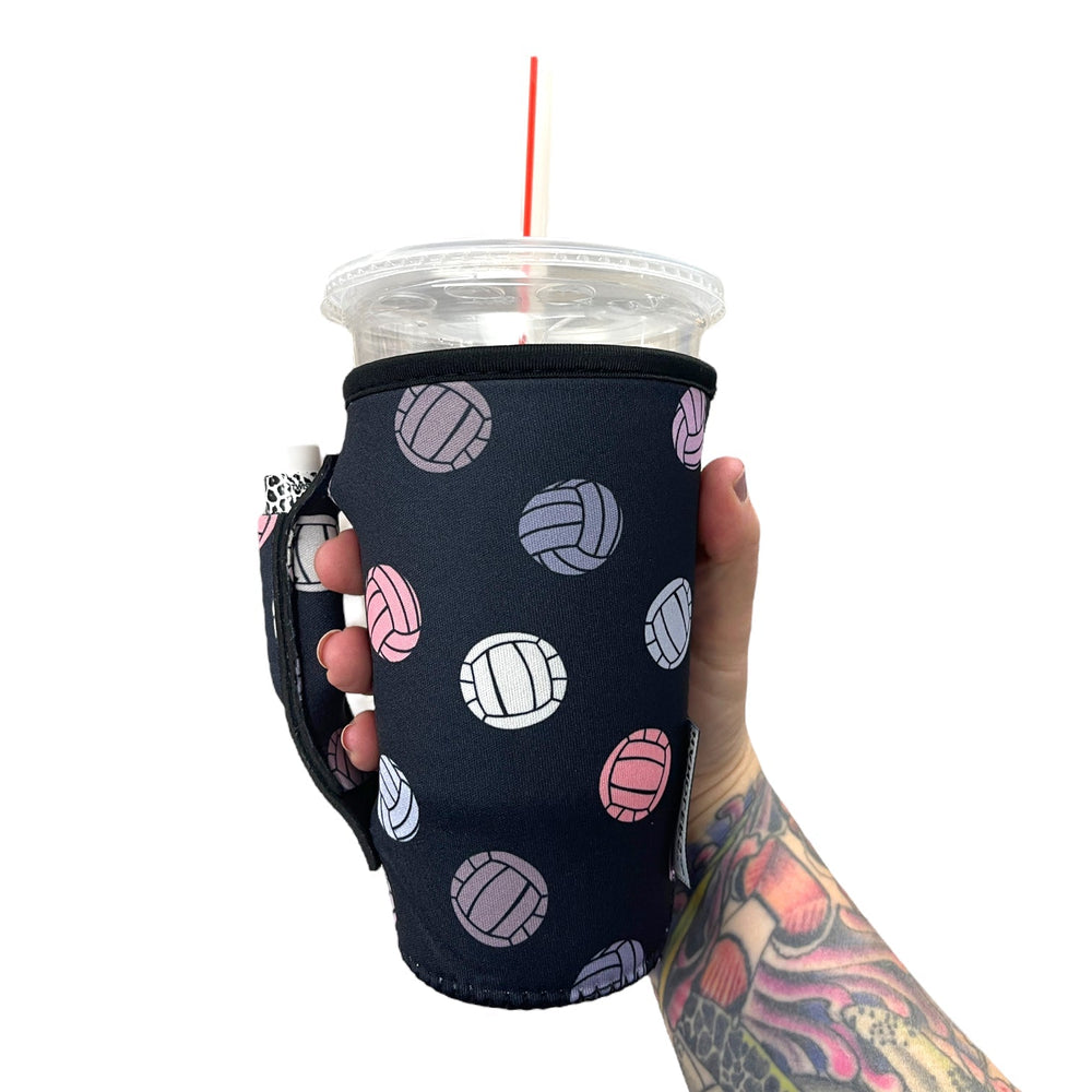 Volleyball 20oz Large Coffee / Tea / Tumbler Handler™ - Drink Handlers